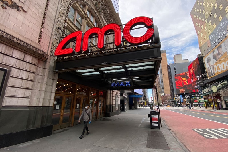 AMC Movie Theater Times Square New York City Exterior