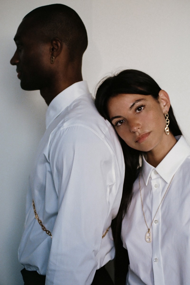 bagatiba tab collection soda cap necklaces earrings bracelets unisex minimal jewelry jessie andrews release