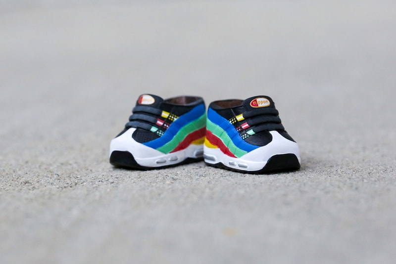 nike air max 95 mini keychain bait hidden message kokie sneakers accessories giveaway