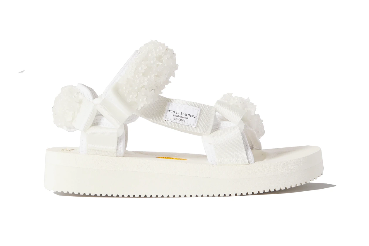 affordable designer sandals velcro cecilie bahnsen suicoke maria beaded strap prada nomad logo print rubber leather trimmed checked canvas