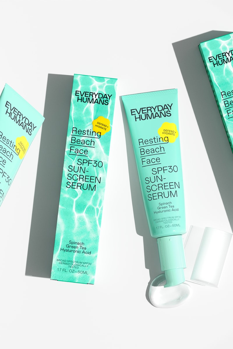 Everyday Humans Resting Beach Face SPF 30 Sunscreen Serum Beauty Product SPF Product Body Skincare Sun Care  