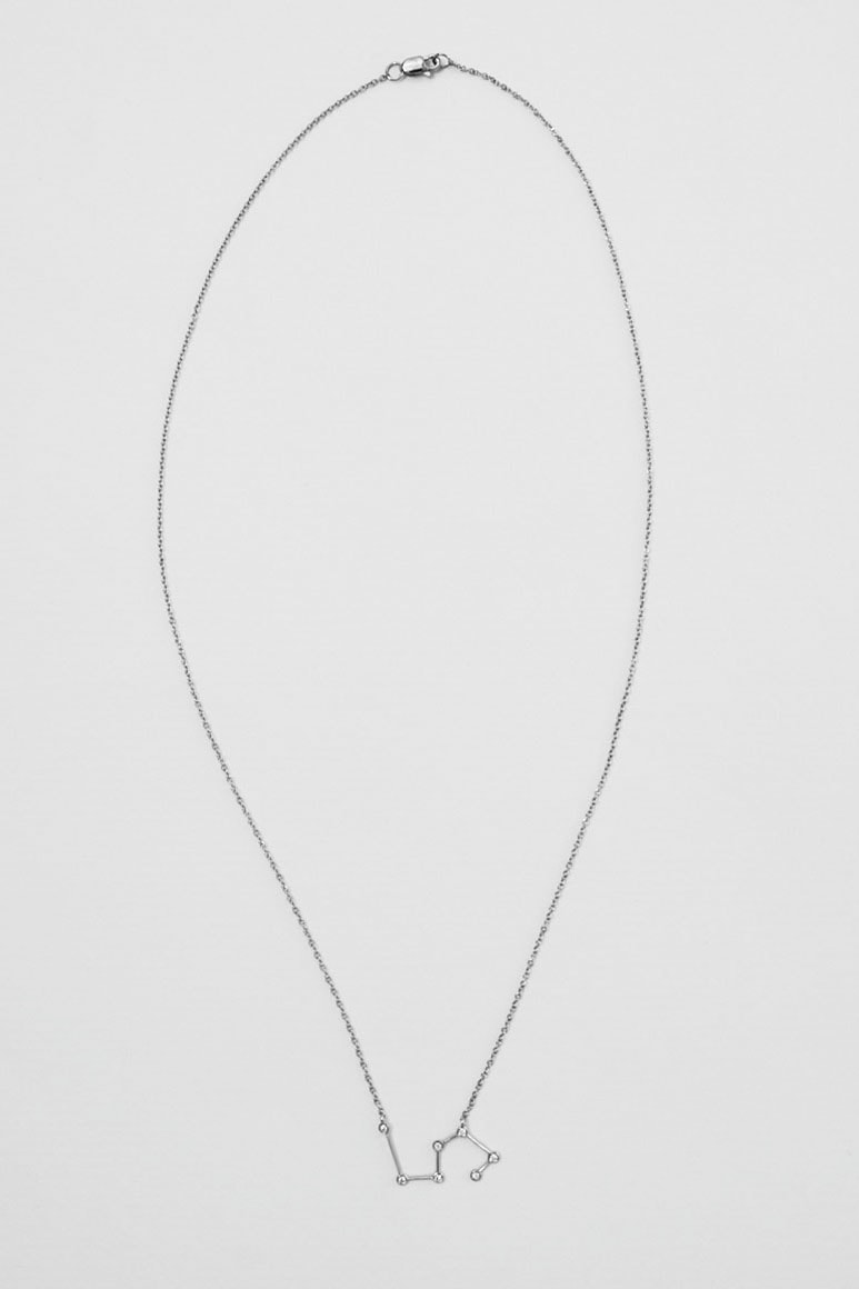 Blue Billie Star Sign Zodiac Constellation Necklaces Gold White Gold Diamond Luxury