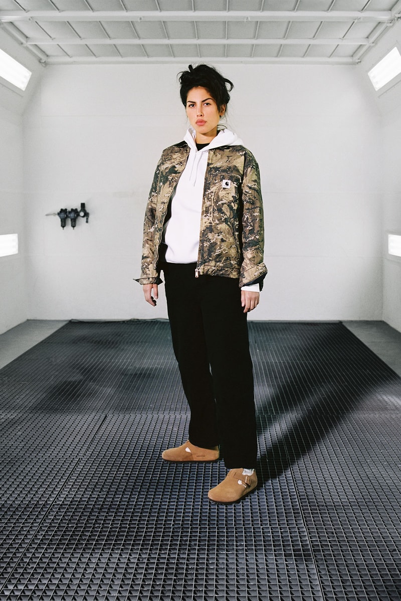 carhartt wip fall winter womenswear lookbook gore-tex bucket hats jackets jumpsuits 