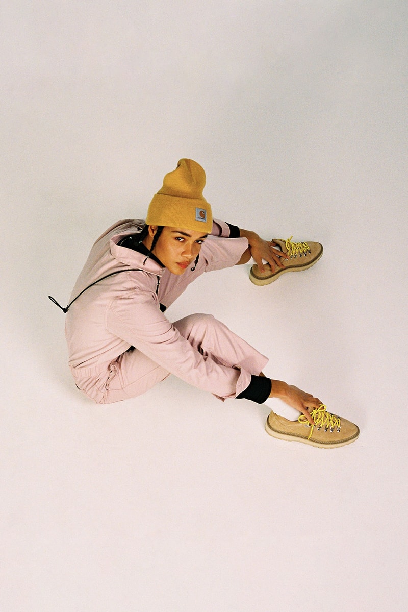 carhartt wip fall winter womenswear lookbook gore-tex bucket hats jackets jumpsuits 