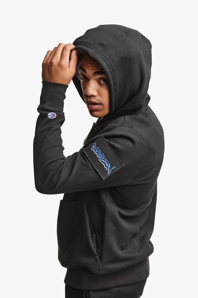 champion athletics gamer collection esports players hoodies sweatpants black gray fleece