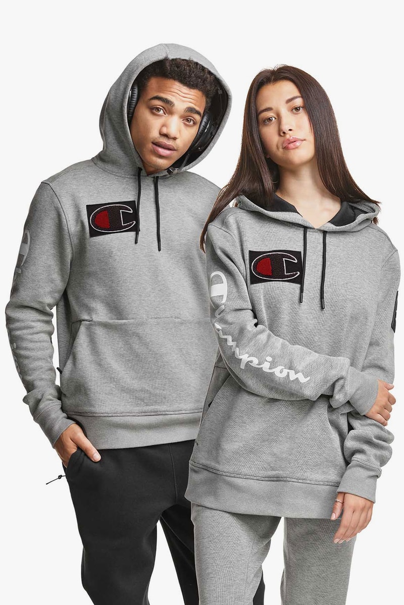 champion athletics gamer collection esports players hoodies sweatpants black gray fleece