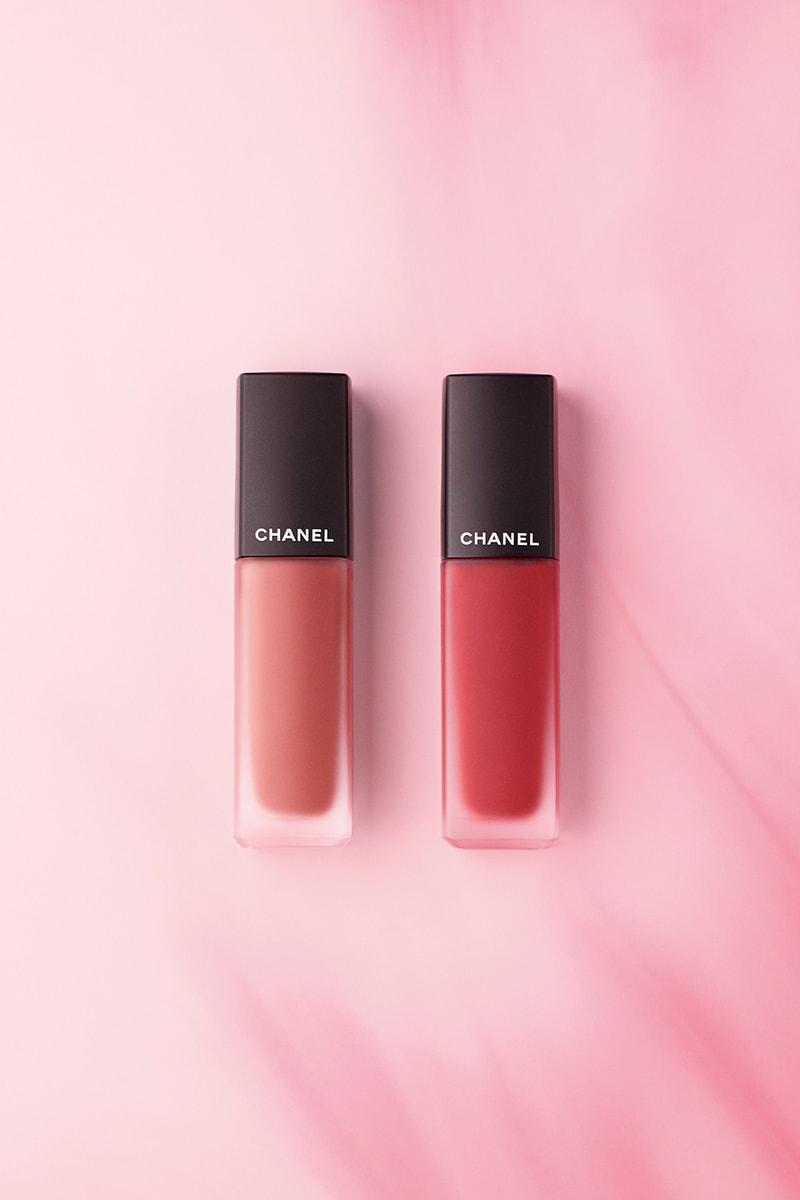 chanel beauty fall winter red collection lipsticks eyeshadows makeup lucia pica pink