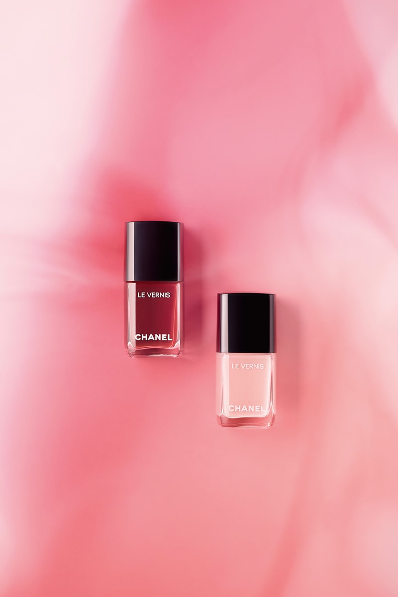 chanel beauty fall winter red collection lipsticks eyeshadows makeup lucia pica pink