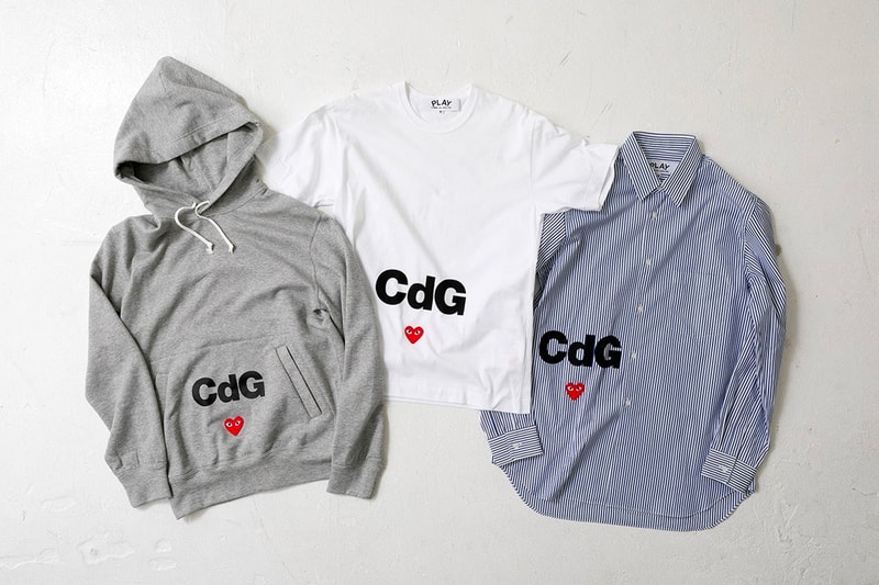 COMME des GARÇONS PLAY x The North Face Collaboration Capsule T-Shirt Dress Shirt Hoodie Release