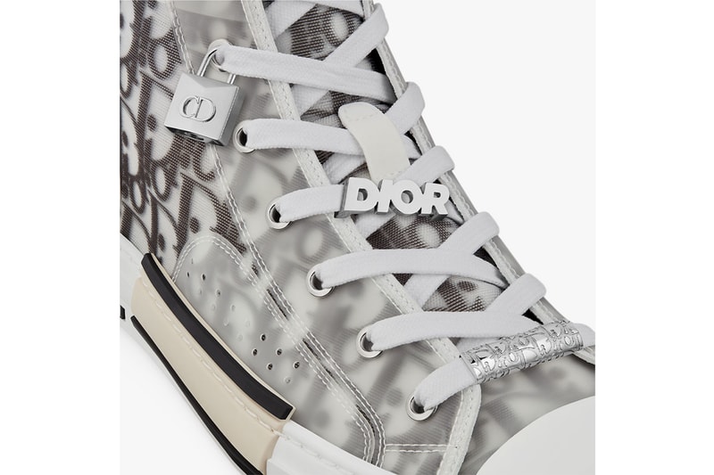 dior men b23 customization service personalized charms silver gold matte black sneakers 