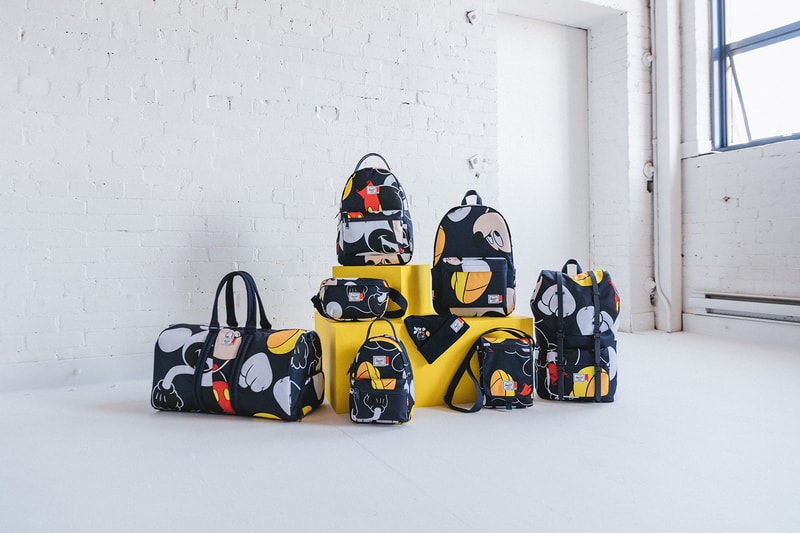 Disney Mickey Mouse x Herschel Supply Collaboration Bag Collection Backpack Fanny Pack Duffel