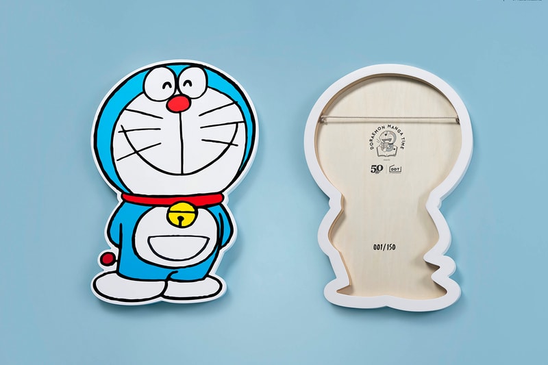 doraemon 50th anniversary allrightsreserved collaboration plush toys dolls home accessories t-shirts keychains