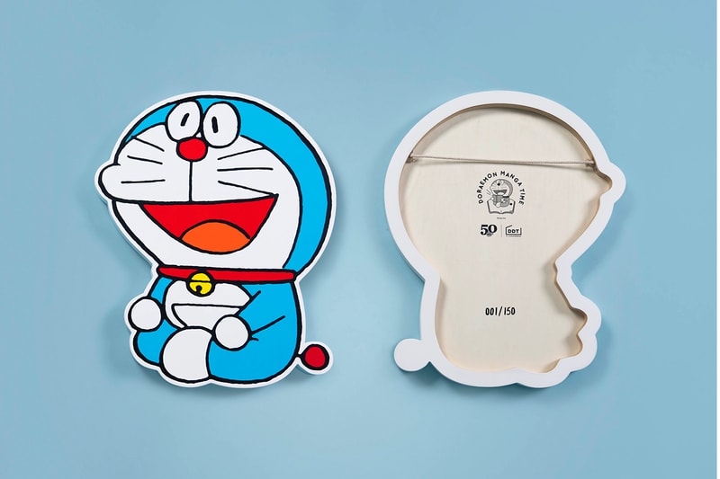 doraemon 50th anniversary allrightsreserved collaboration plush toys dolls home accessories t-shirts keychains