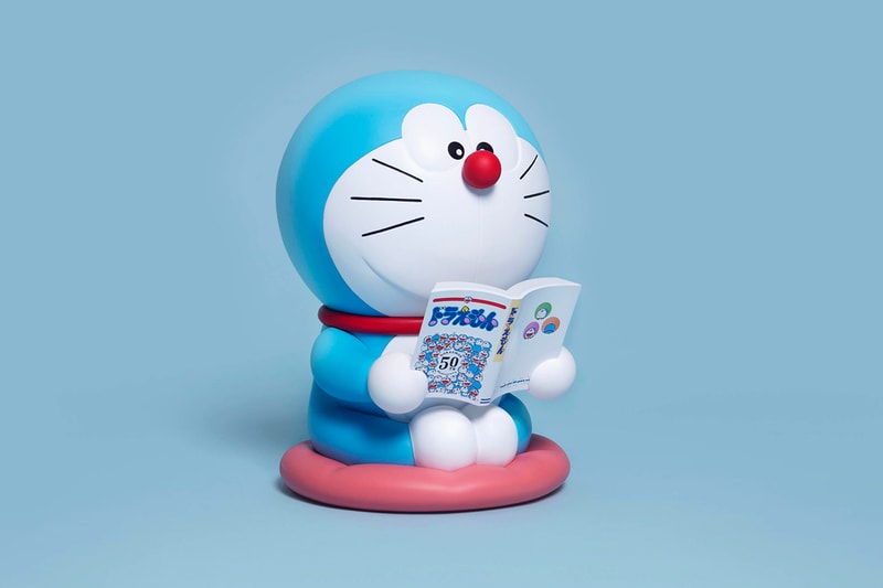 doraemon 50th anniversary allrightsreserved collaboration plush toys dolls home accessories t-shirts keychains