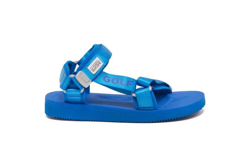 Golf Wang Suicoke DEPA Velcro Strap Sandals Blue Tyler the Creator Collaboration