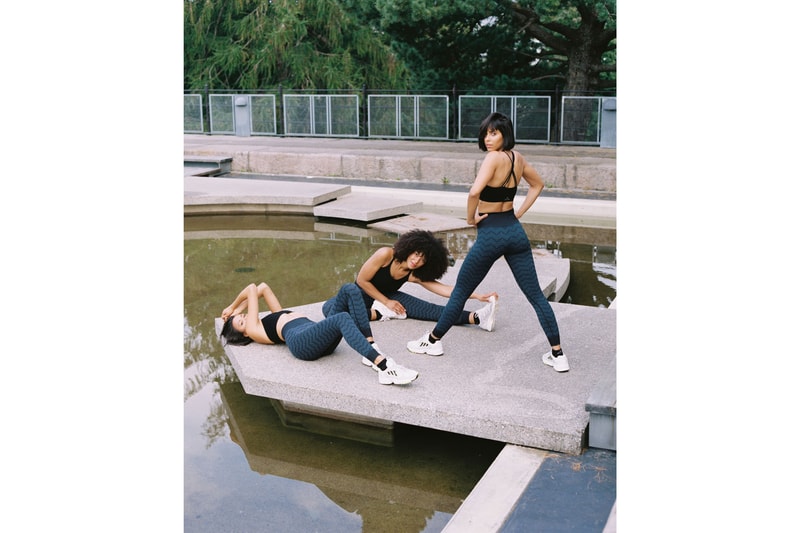 Holzweiler x Run & Relax Collaboration Collection Leggings Sports Bra Campaign
