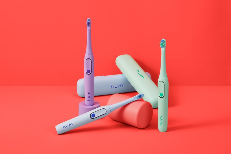 hum by colgate smart electric toothbrush app dental hygiene purple blue green pastel