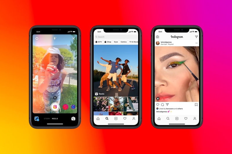 instagram reels facebook apps social media 
