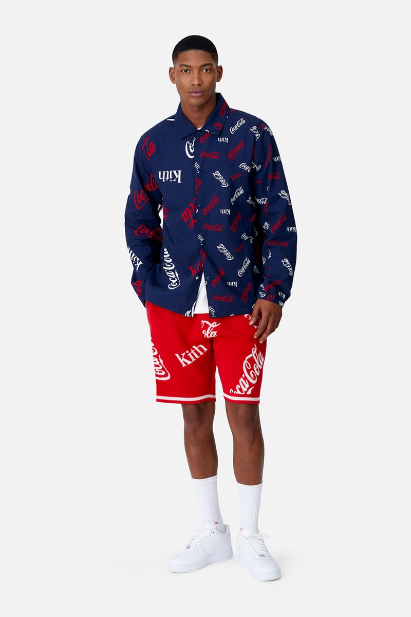 kith coca cola converse chuck 70 fifth collaboration release info pendleton mitchell and ness varsity jackets sweaters hats