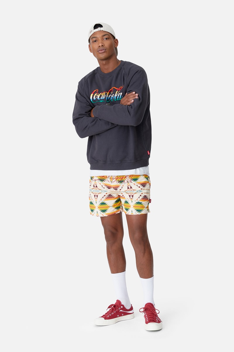 kith coca cola converse chuck 70 fifth collaboration release info pendleton mitchell and ness varsity jackets sweaters hats