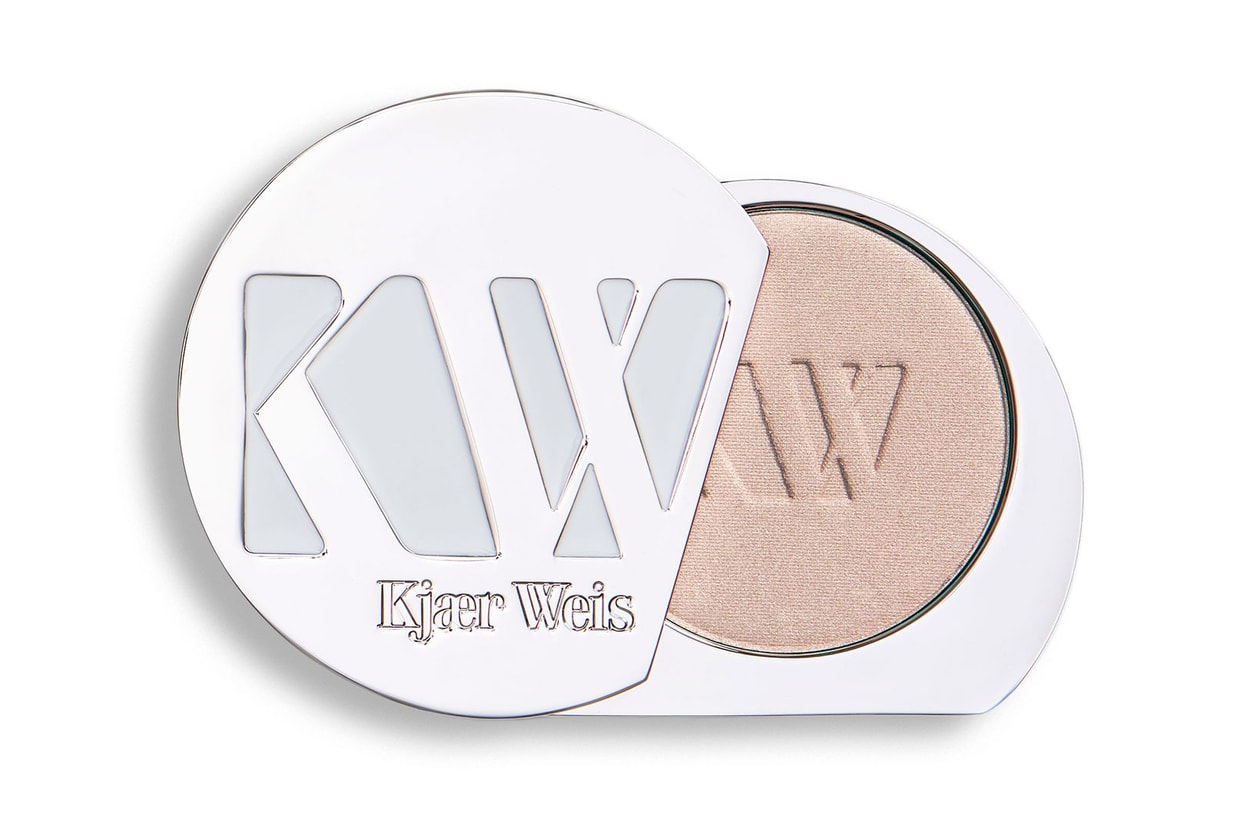 kjaer weis lightslip powder highlighter beam luminous iconic red edition sustainable clean beauty makeup