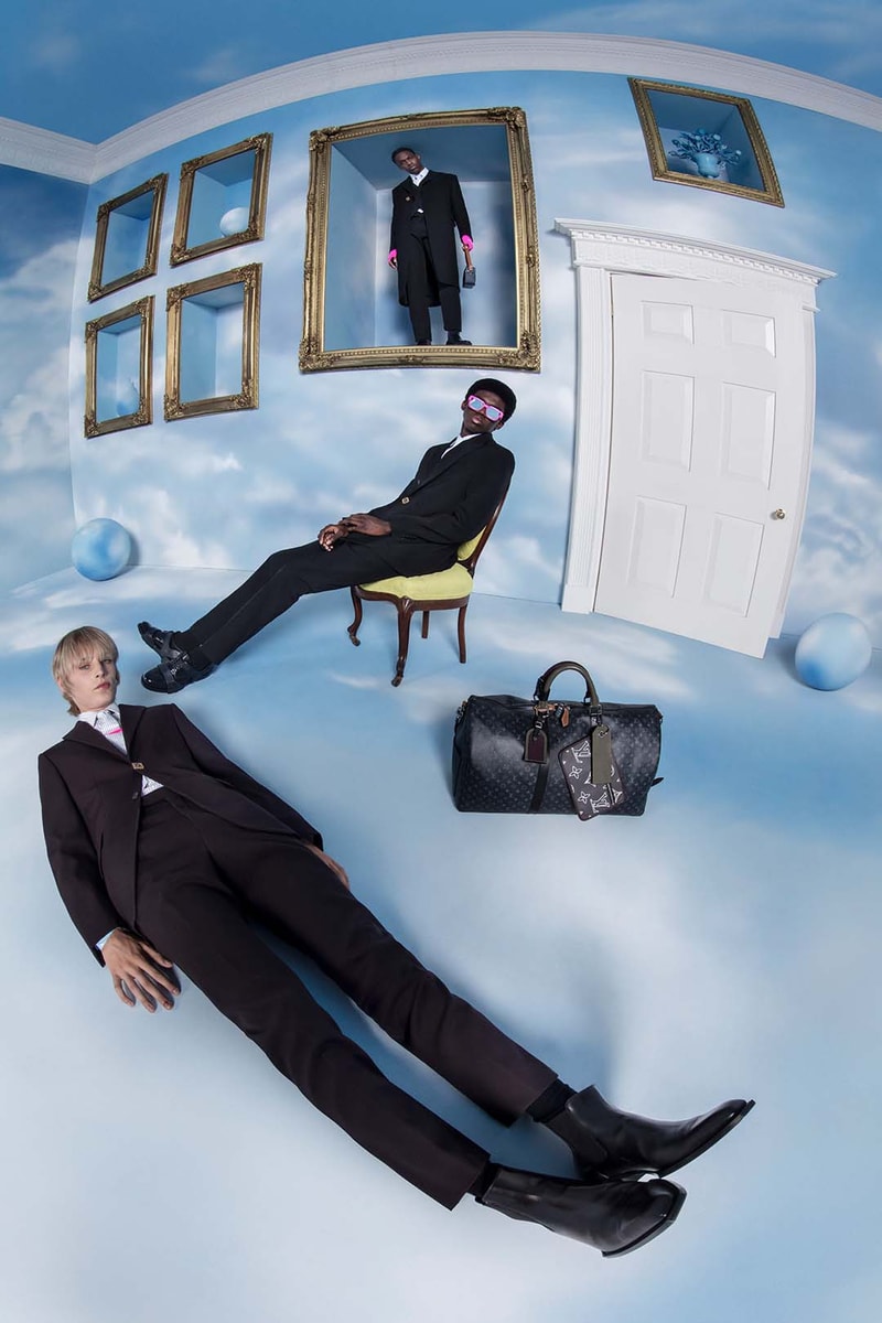 Louis Vuitton Fall/Winter 2020 Menswear Campaign Virgil Abloh Black Imagination Heaven on Earth Suiting Collection Lookbook