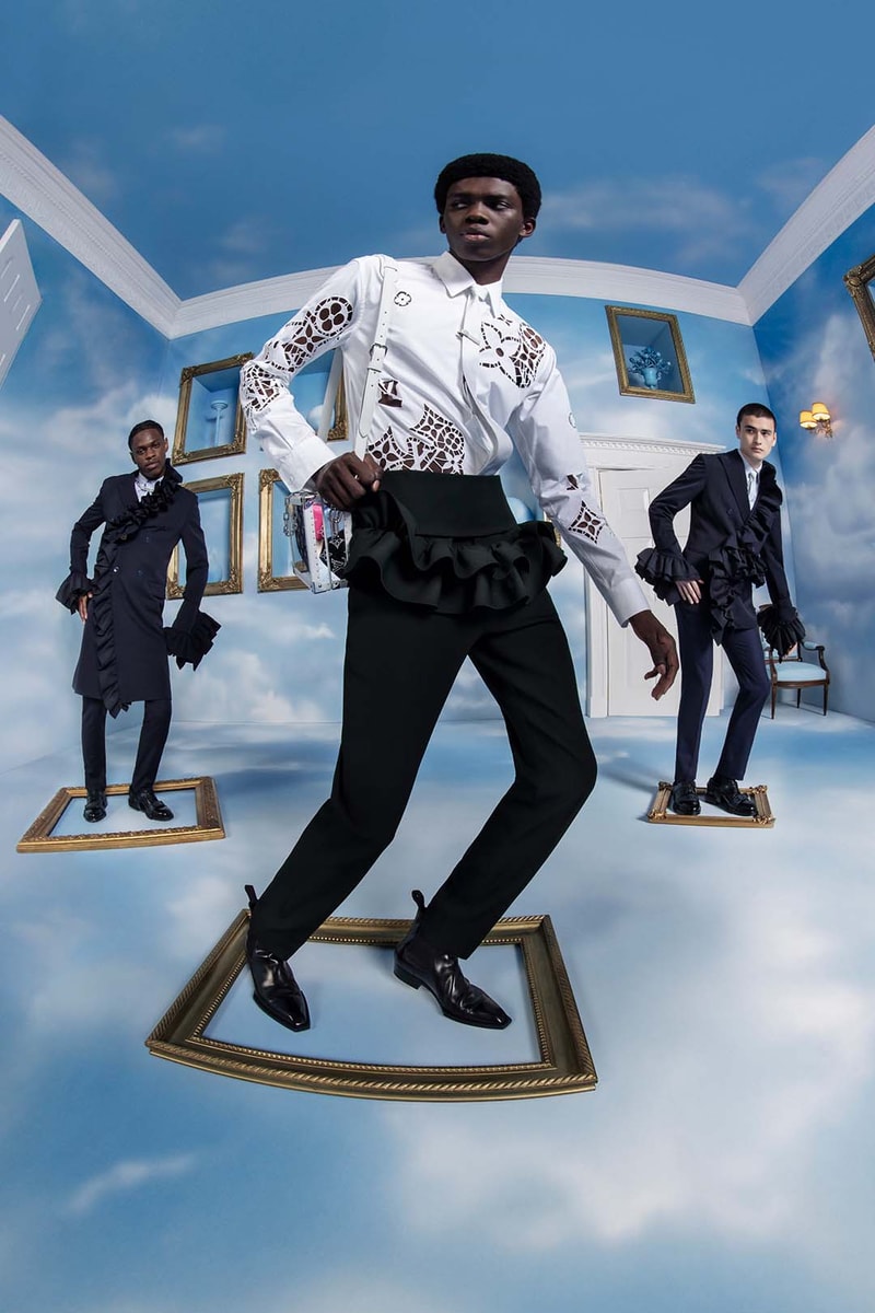 Louis Vuitton Fall/Winter 2020 Menswear Campaign Virgil Abloh Black Imagination Heaven on Earth Suiting Collection Lookbook
