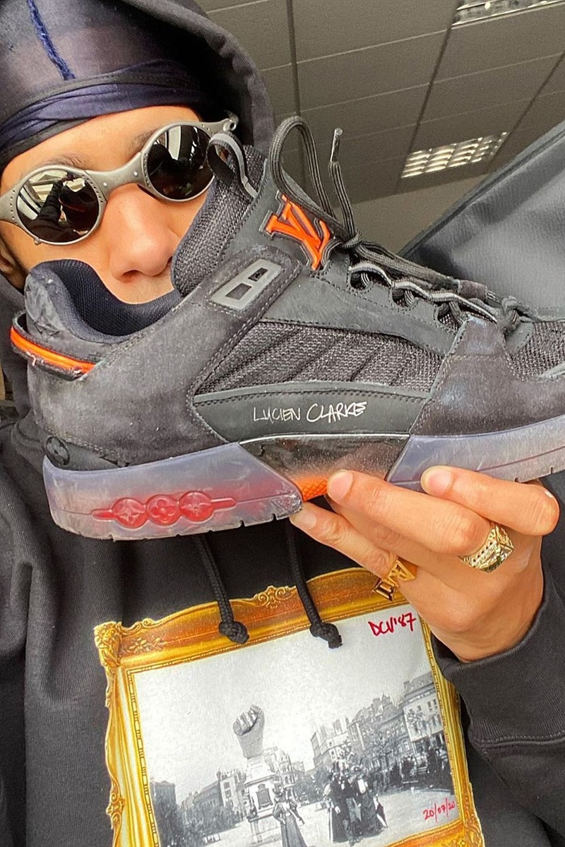 Lucien Clarke x Louis Vuitton Sneaker Release Virgil Abloh Collaboration Skateboard Shoe Skate Thrasher 