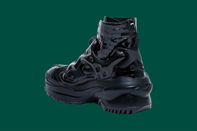 maison margiela reebok collaboration tabi instapump fury ankle boot black shoes footwear 