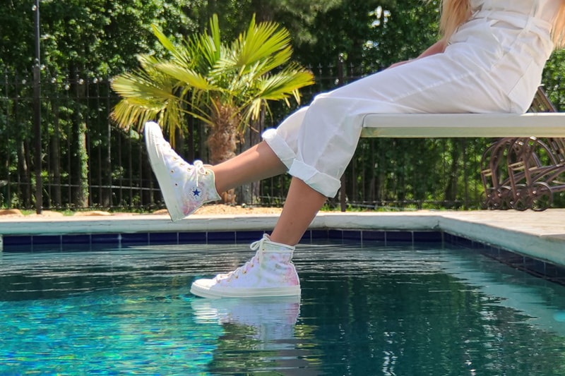 Millie Bobby Brown x Converse Chuck 70 Collaboration By You Custom Collection Tie Dye