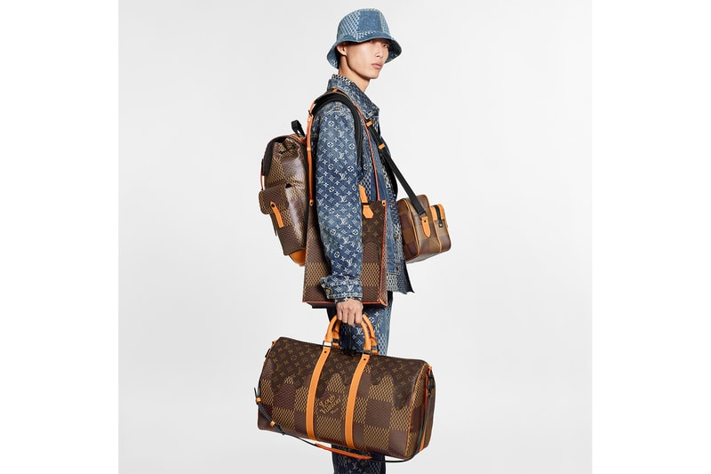 virgil abloh louis vuitton nigo lv2 drop 2 release info denim jackets keepall bags mod suit collaboration