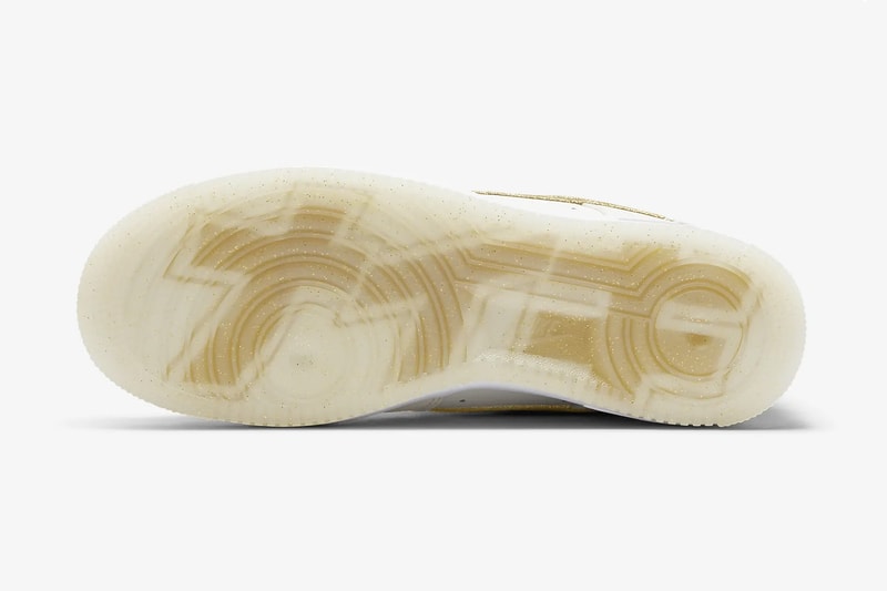 nike japan gold white air force 1 07 lv8 worldwide international leather platinum white
