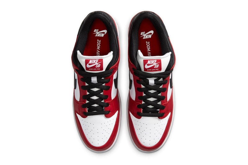 nike sb dunk low chicago red black white release info end sneakers air jordan 1