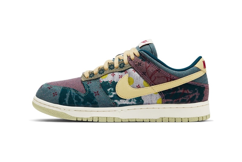 Nike Dunk Low Patchwork "Lemon Wash" Release Sneaker Trainer Launch Date 