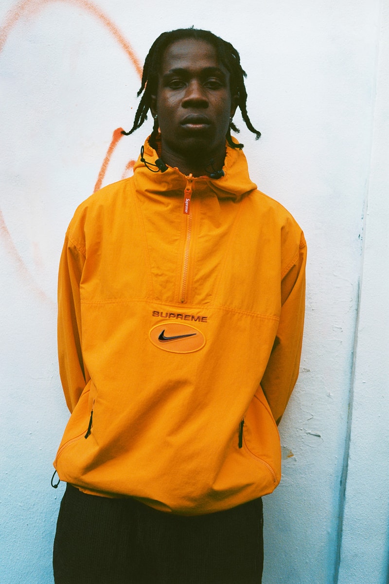 supreme nike fall collaboration release info anoraks hoodies soccer jerseys shorts sweatshirts