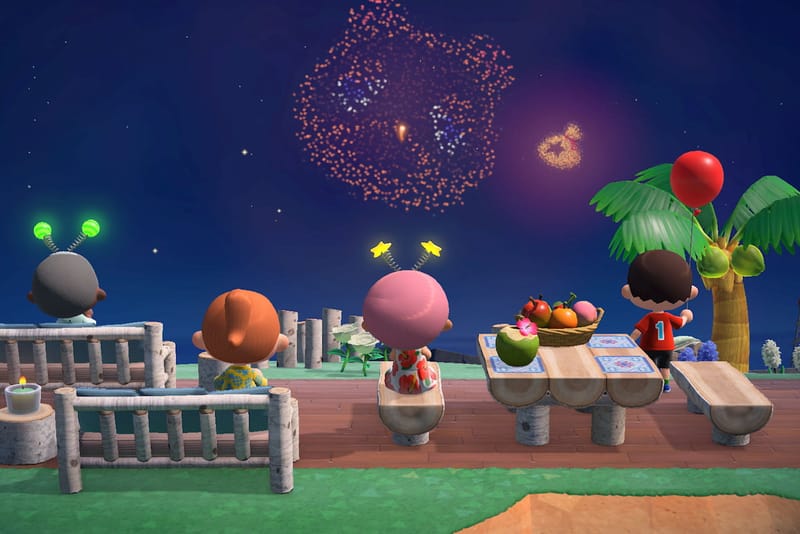 Here's How to Create Custom Fireworks on 'Animal Crossing: New Horizons'