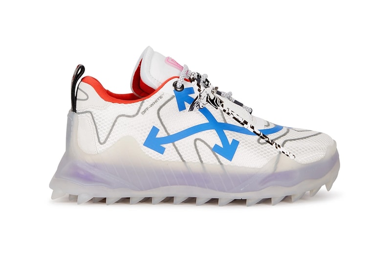 off-white odsy-1000 chunky sneakers new colorways release black blue red virgil abloh