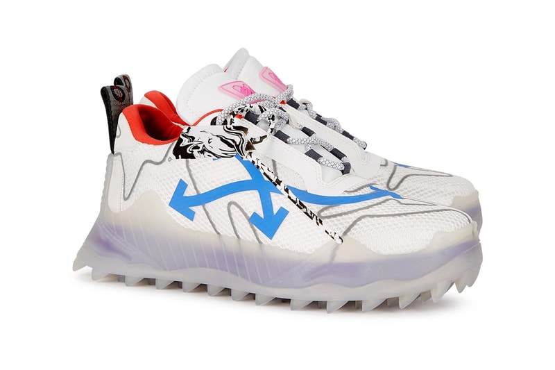 off-white odsy-1000 chunky sneakers new colorways release black blue red virgil abloh