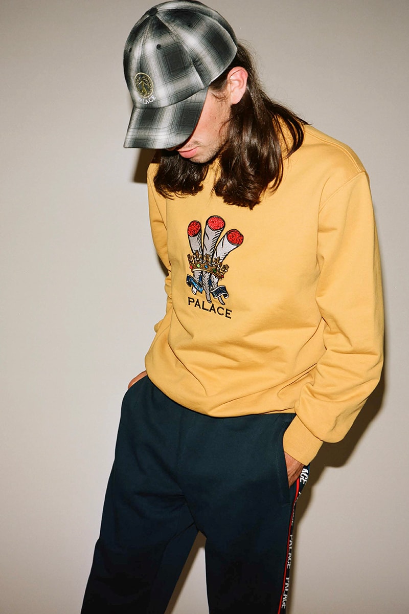 palace skateboards fall winter 2020 lookbook lucien clarke teddy fleece velour tracksuit 