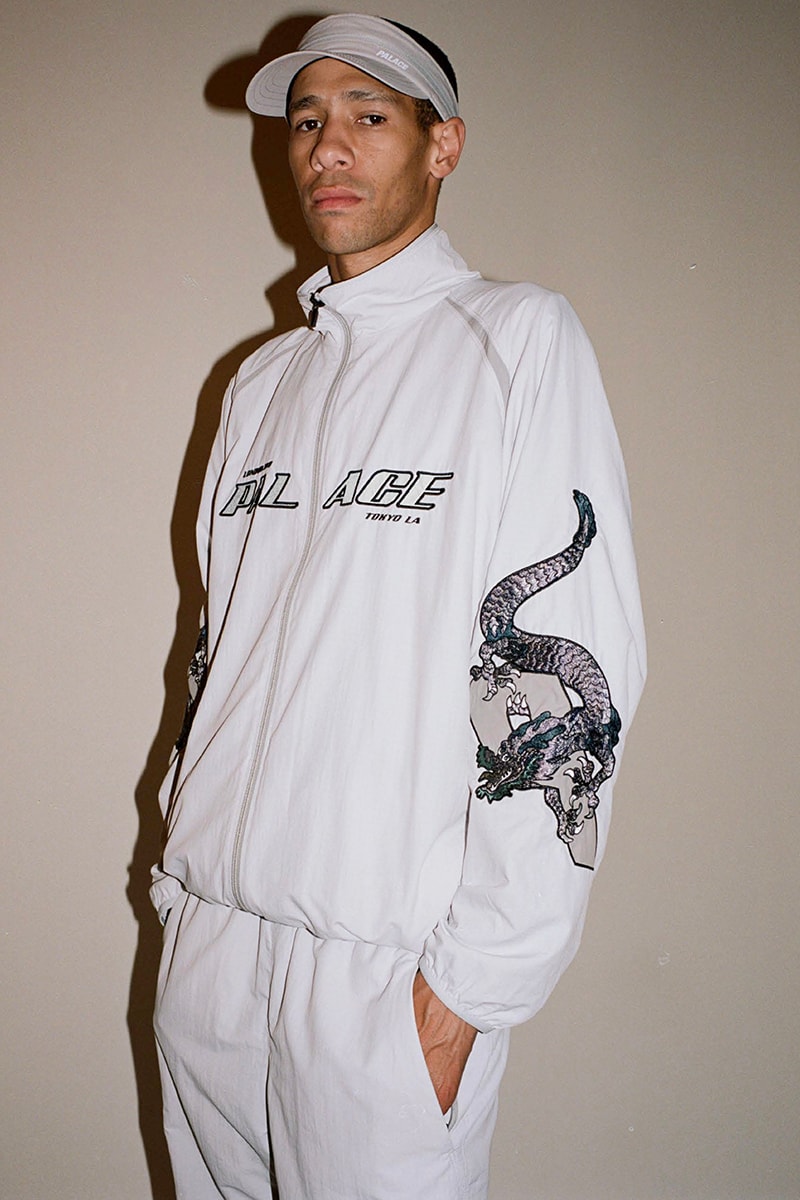 palace skateboards fall winter 2020 lookbook lucien clarke teddy fleece velour tracksuit 