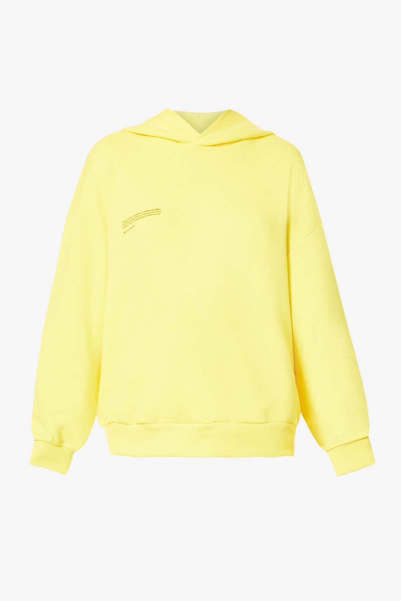 PANGAIA x Selfridges #BeeTheChange Collection Release Exclusive Capsule Sustainable Fashion Yellow Hoodie Sweatpants Shorts