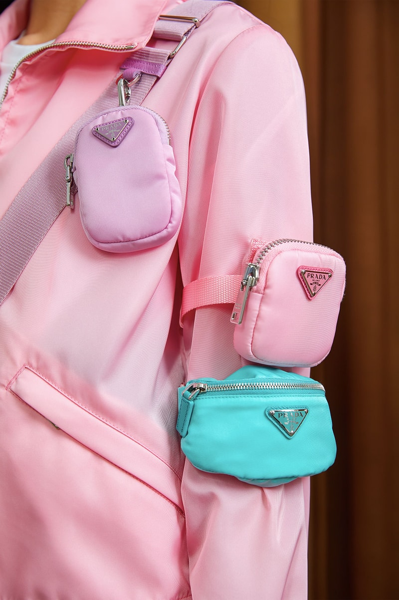 prada chinese valentines day qixi pastel yellow pink bucket hats re-edition bags 