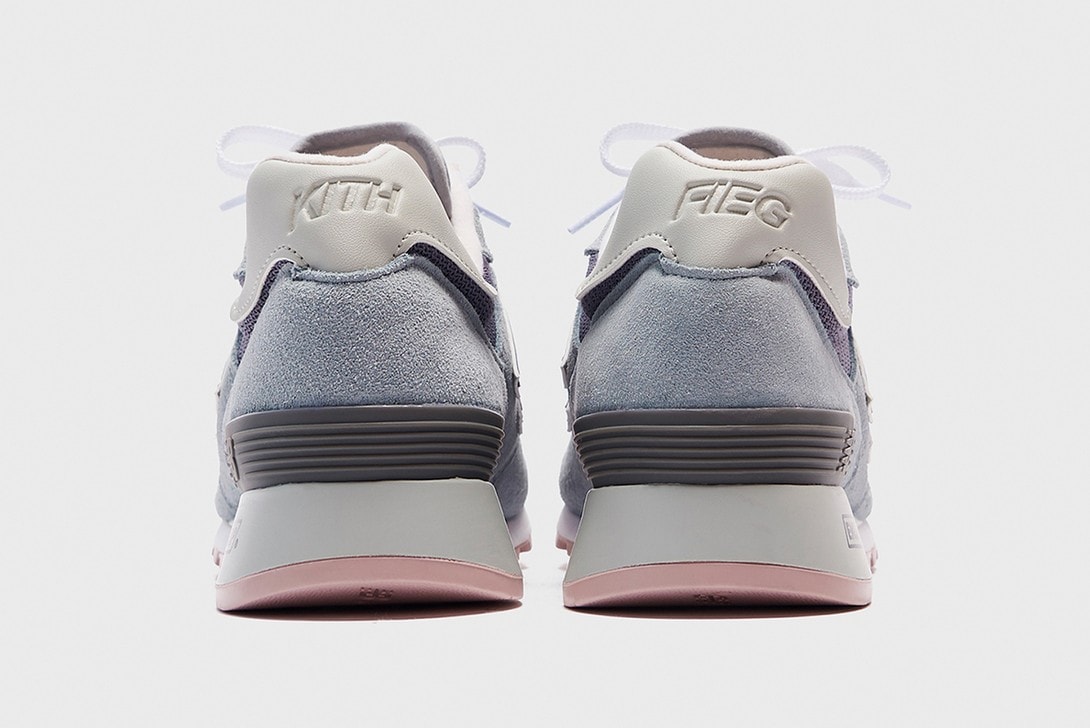 kith new balance ronnie fieg rc 1300cl capsule collaboration pastel pink grey steel blue suede sneakers release info