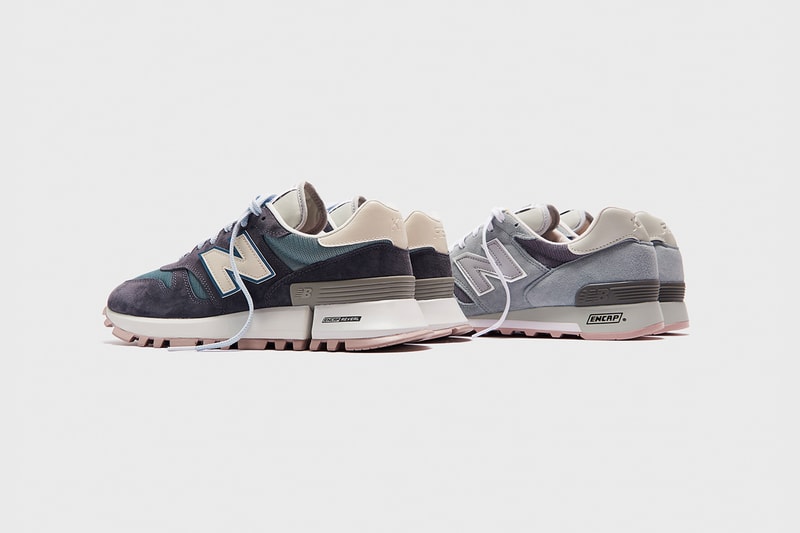 kith new balance ronnie fieg rc 1300cl capsule collaboration pastel pink grey steel blue suede sneakers release info