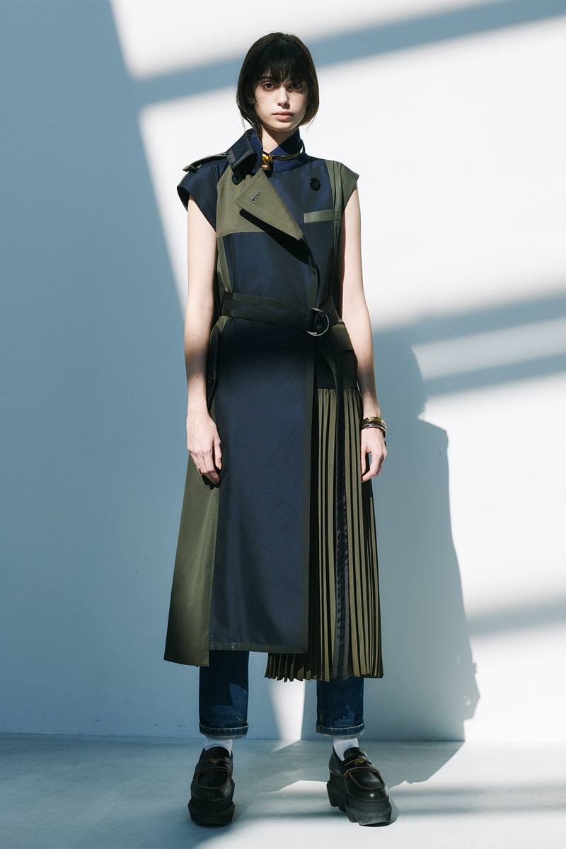 sacai Resort 2021 Collection Nike VaporWaffle Sneaker Collaboration Lookbook Tan