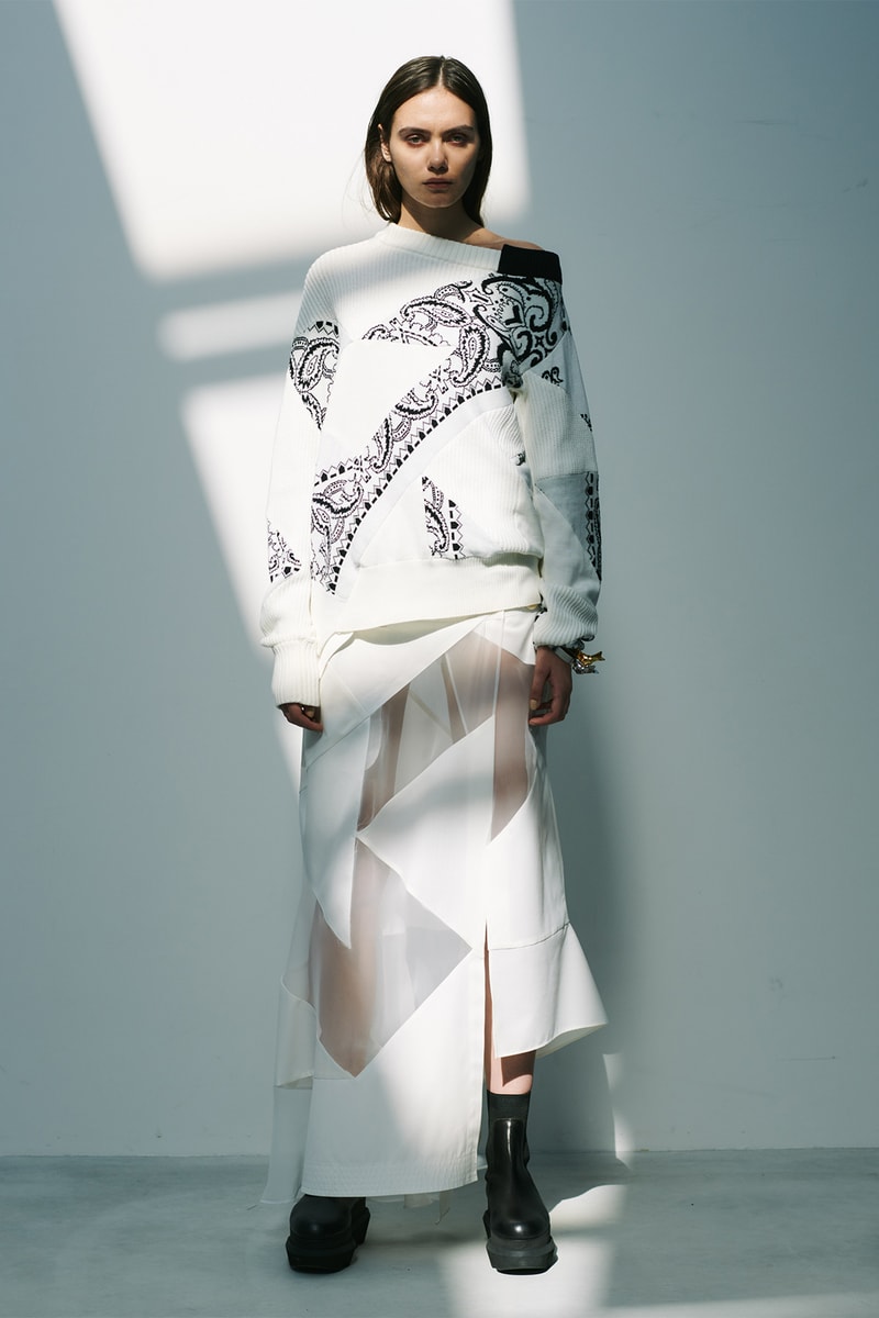 sacai Resort 2021 Collection Nike VaporWaffle Sneaker Collaboration Lookbook Tan