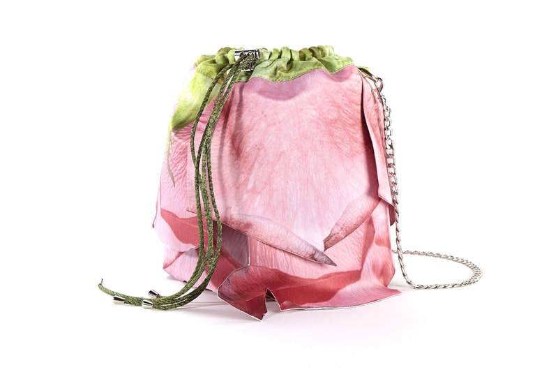 Steve O Smith Rose Bag Silk Pink Purple Pastel
