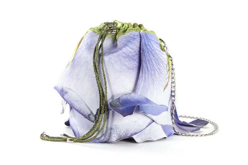 Steve O Smith Rose Bag Silk Pink Purple Pastel