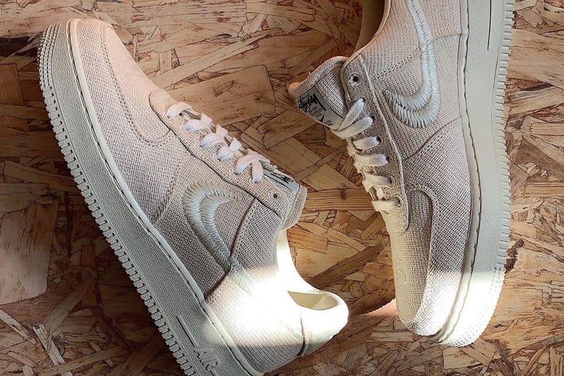 Here's a First Look at Stussy x Nike's Upcoming Air Force 1 Collaboration