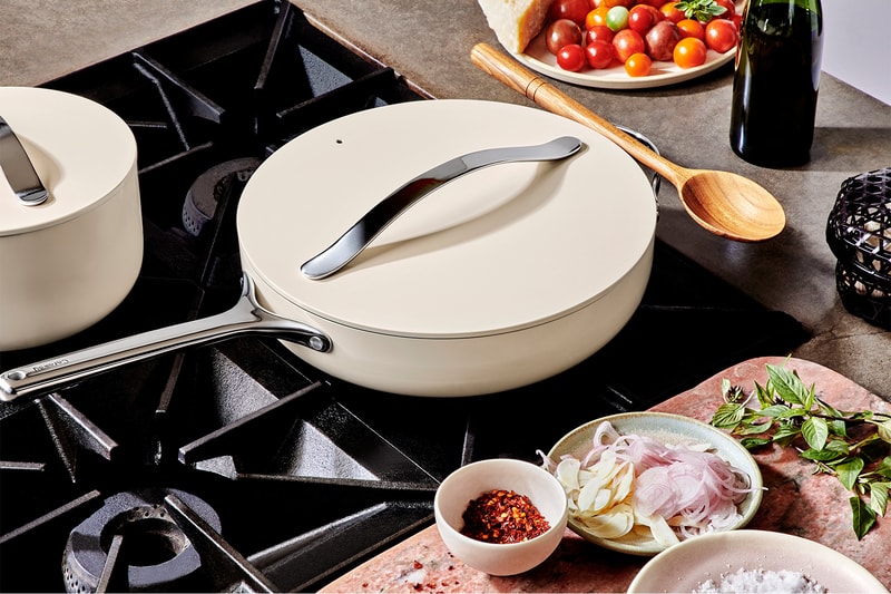 caraway pastel cookware stylish chic kitchen cooking nonstick pots pans